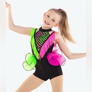 Revolution Kids Costume - Black, Green, Pink